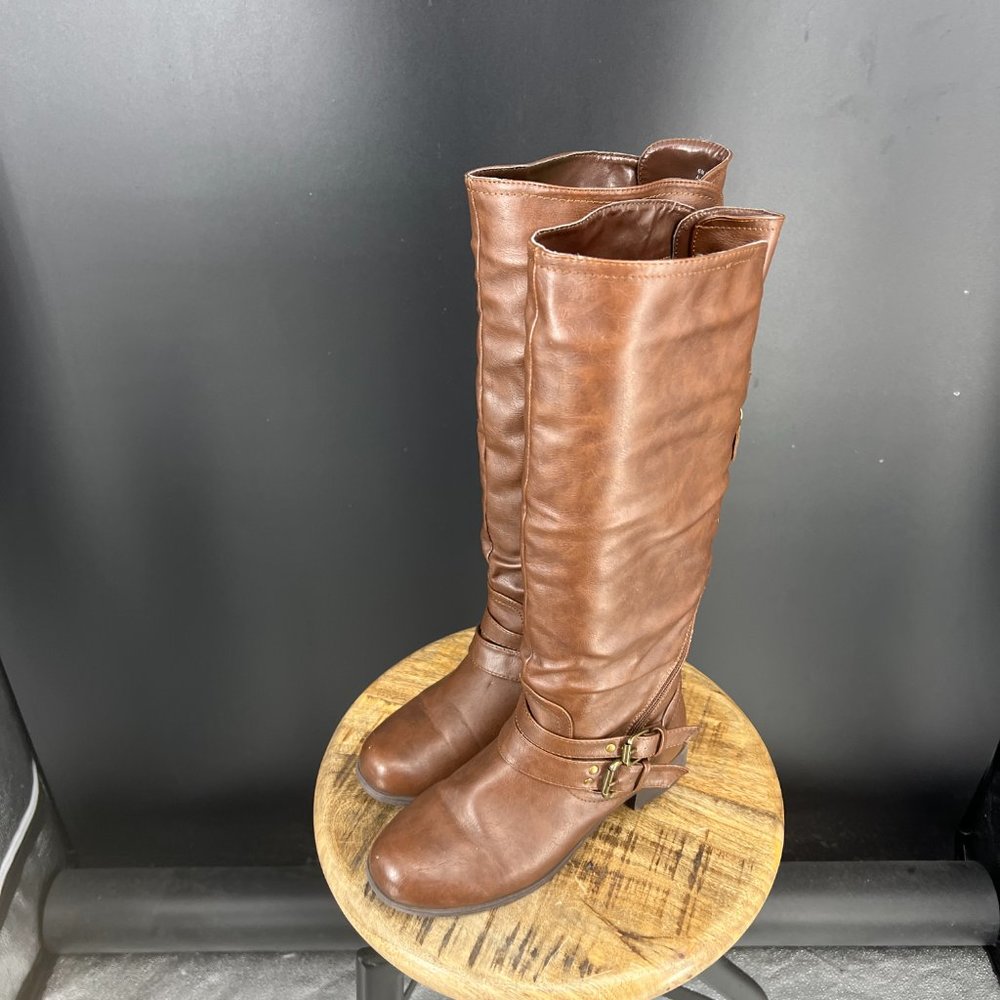 Marcel Wide Calf Riding Style Boot - Picture 1 of 8